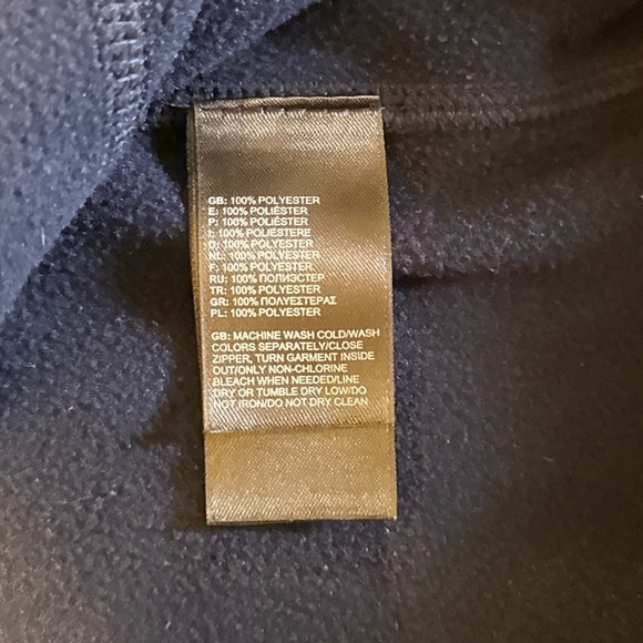 The North Face Blue Neon Orange Athletic Jacket Women’s Medium Hood Full Zip - Picture 9 of 9